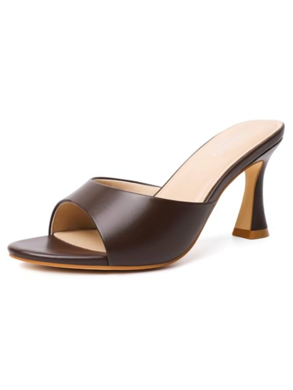 Women's Pointed Open Toe Heeled Sandals Strappy Chunky Block Ankle Strap Party